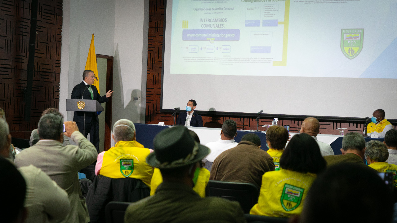 Colombia fortalece su democracia y busca la reactivación, la vacunación masiva y cerrar brechas sociales, pero nada de esto se logra con bloqueos: Duque