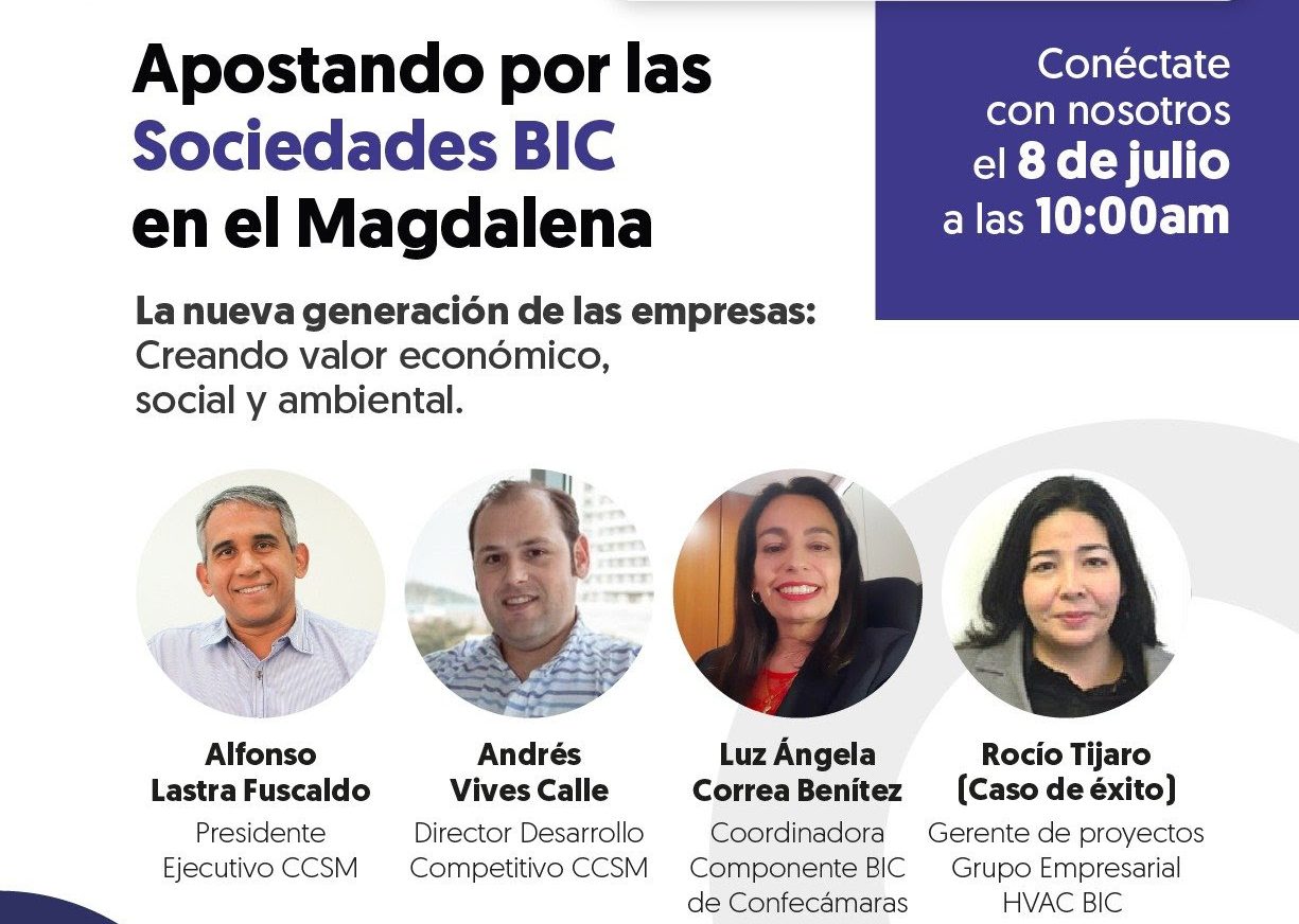 CámComercio promoverá figura de Sociedades BIC en el Magdalena