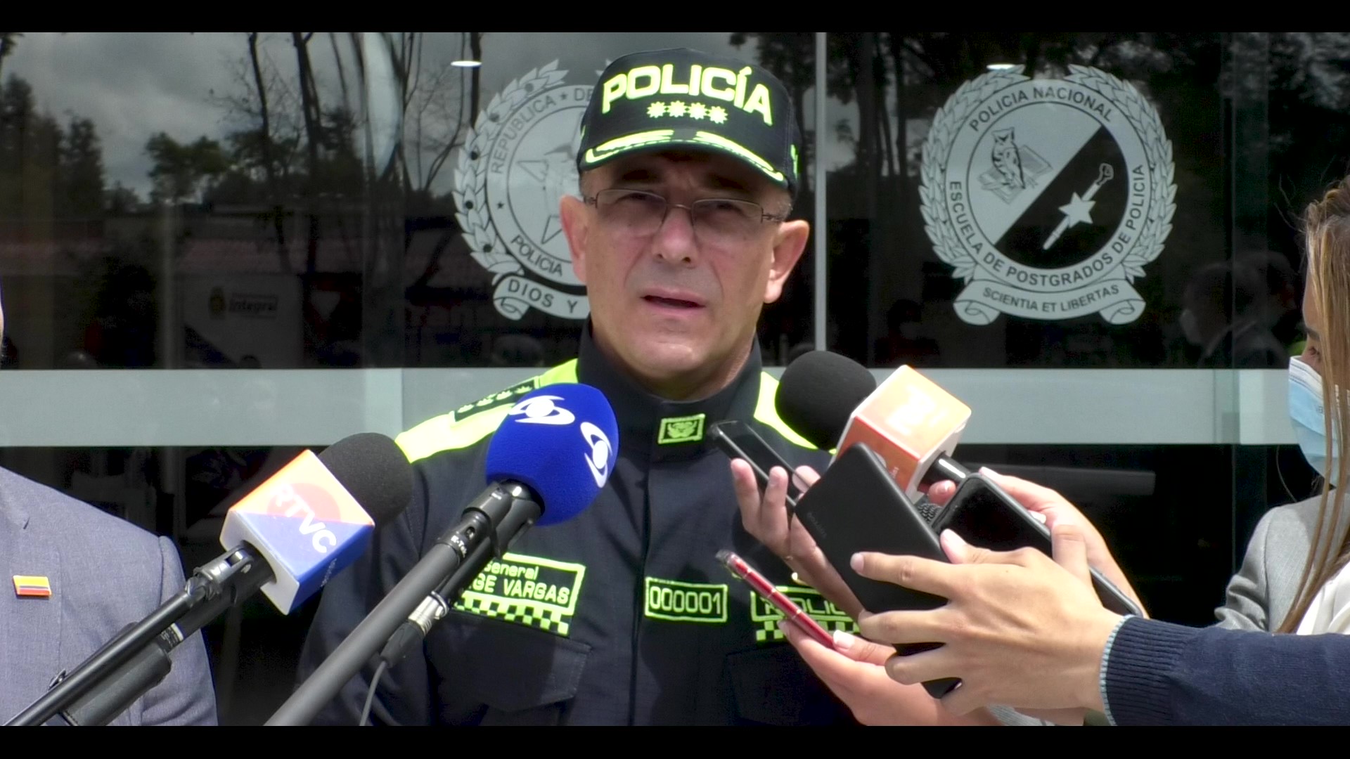 “El gobernador Caicedo tiene el esquema de seguridad más grande de Colombia hablando de Policía”: Director general Jorge Luis Vargas